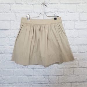 Banana Republic Khaki Mini Skater A Line Skirt